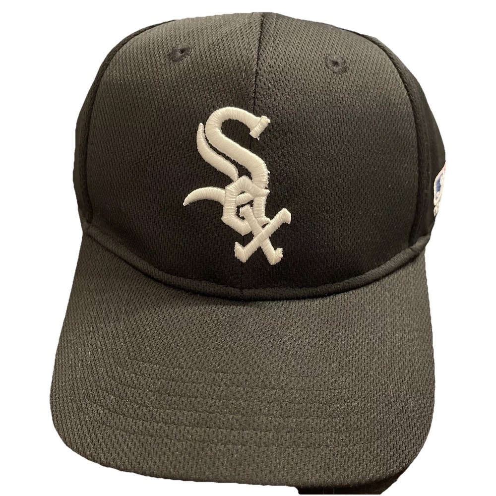 Chicago White Sox MLB Adjustable Black Hat Adult OSFM OC Sports Team Cap‎